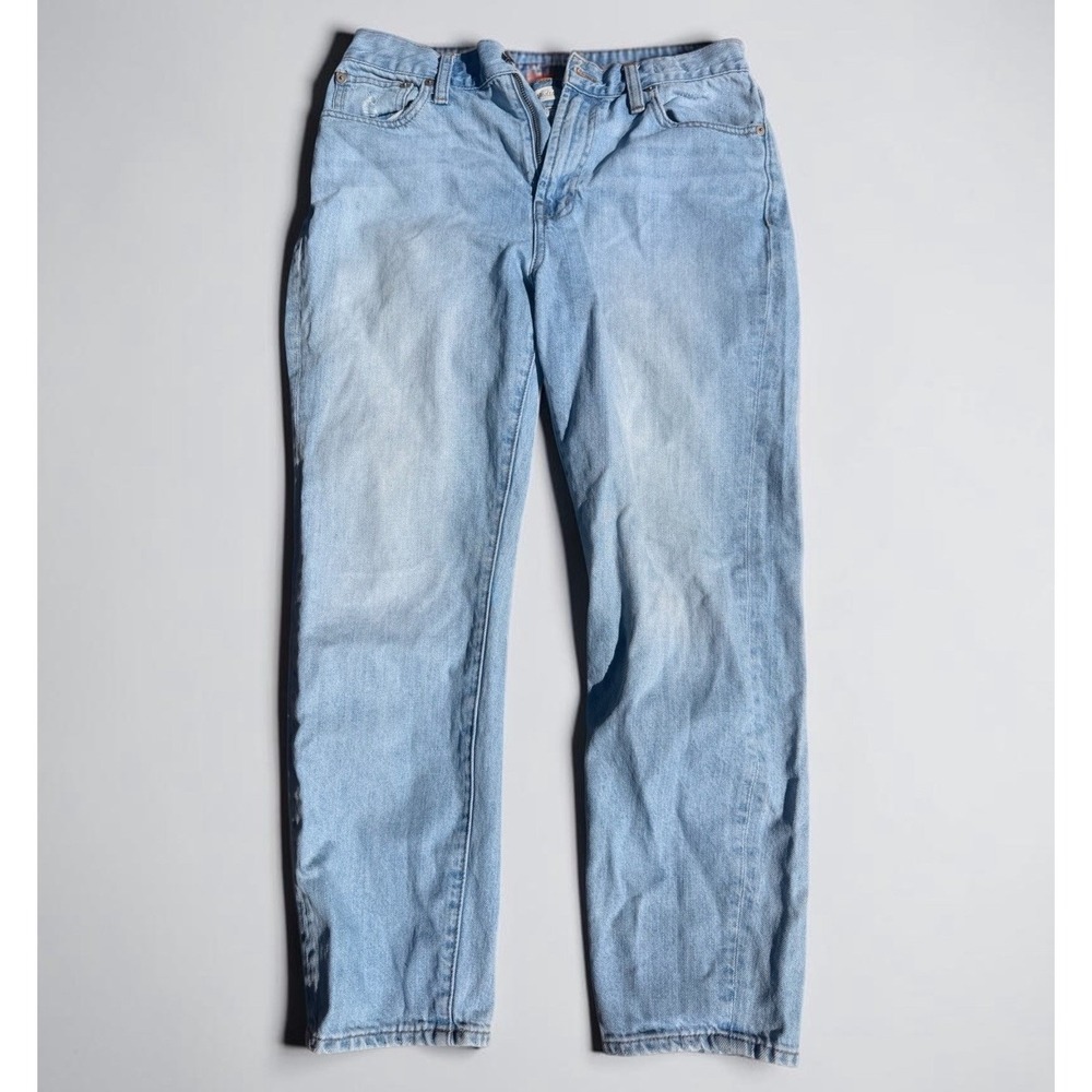 Madewell The Perfect Vintage Jeans 28 Light Wash High Rise Straight Leg